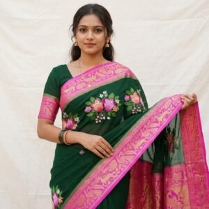 New Arrival- Buy Semi Mysore Saree Online