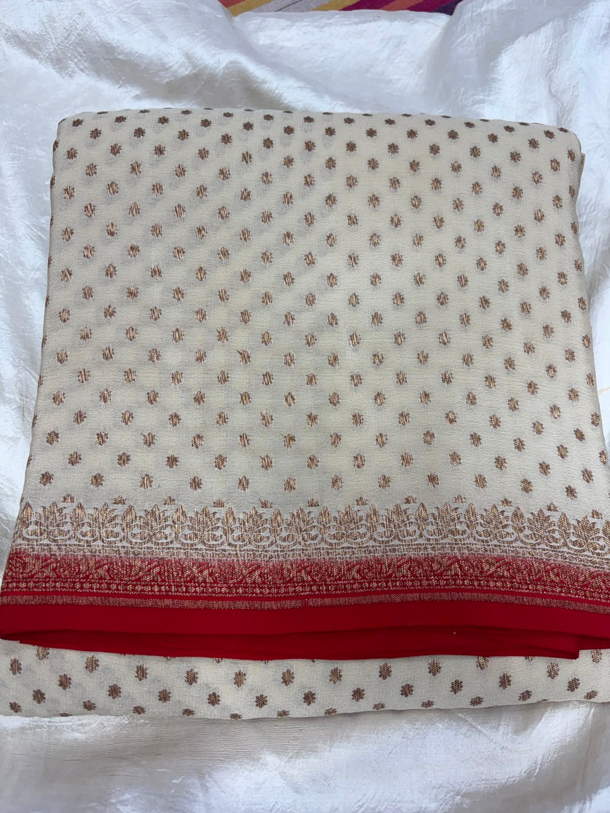 Banarasi Pure Crepe Saree - Image 2