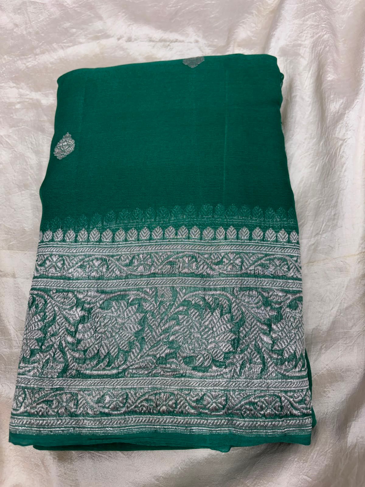 Pure Chiffon Sarees for VaraMahalakshmi festive collections - Image 2
