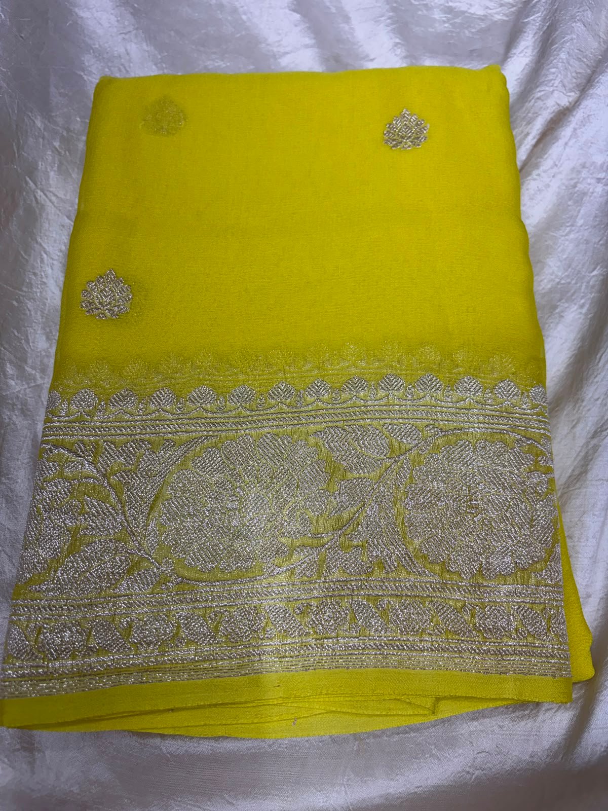 Pure Chiffon Sarees for VaraMahalakshmi festive collections - Image 3