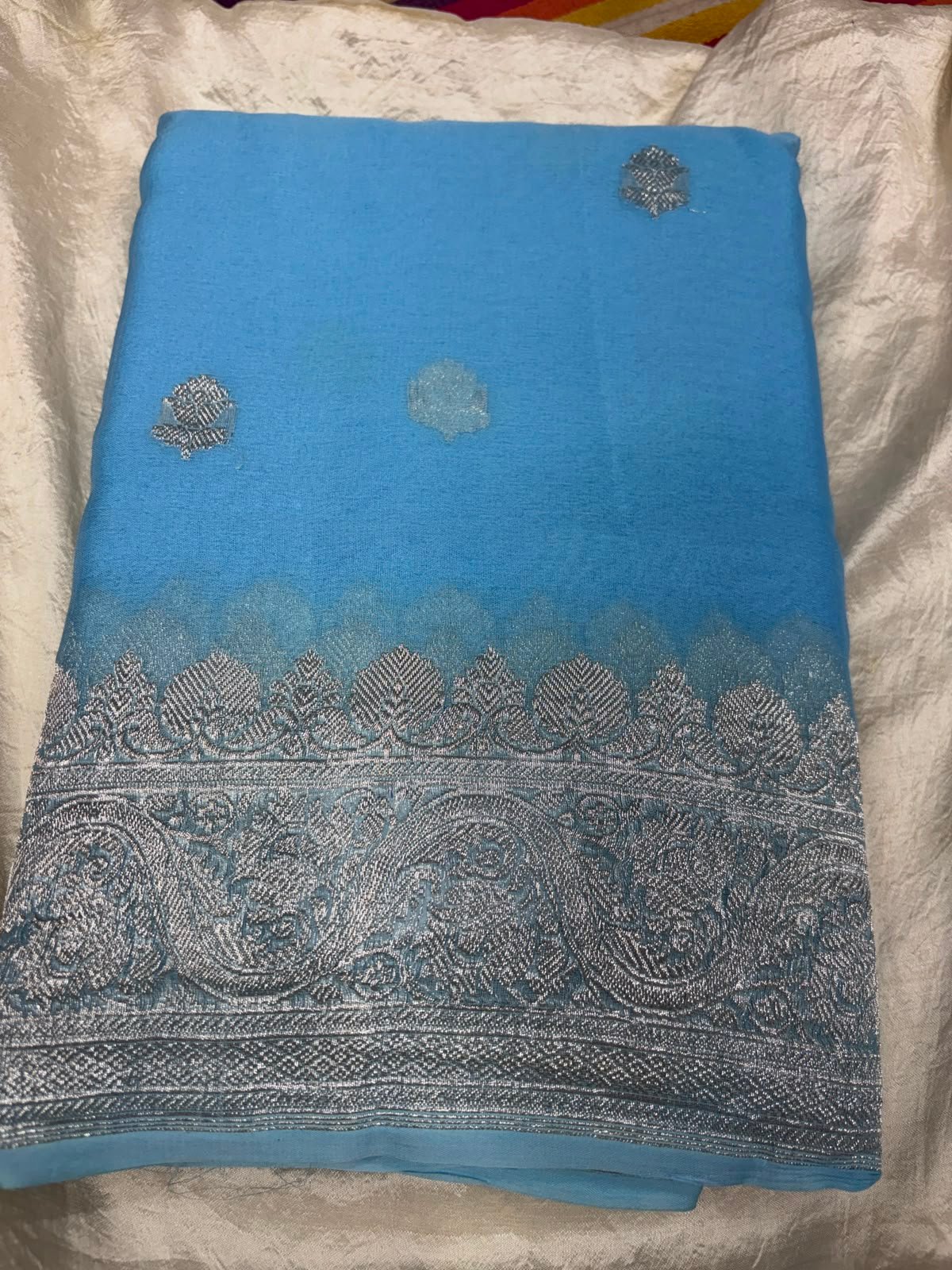 Pure Chiffon Sarees for VaraMahalakshmi festive collections - Image 6