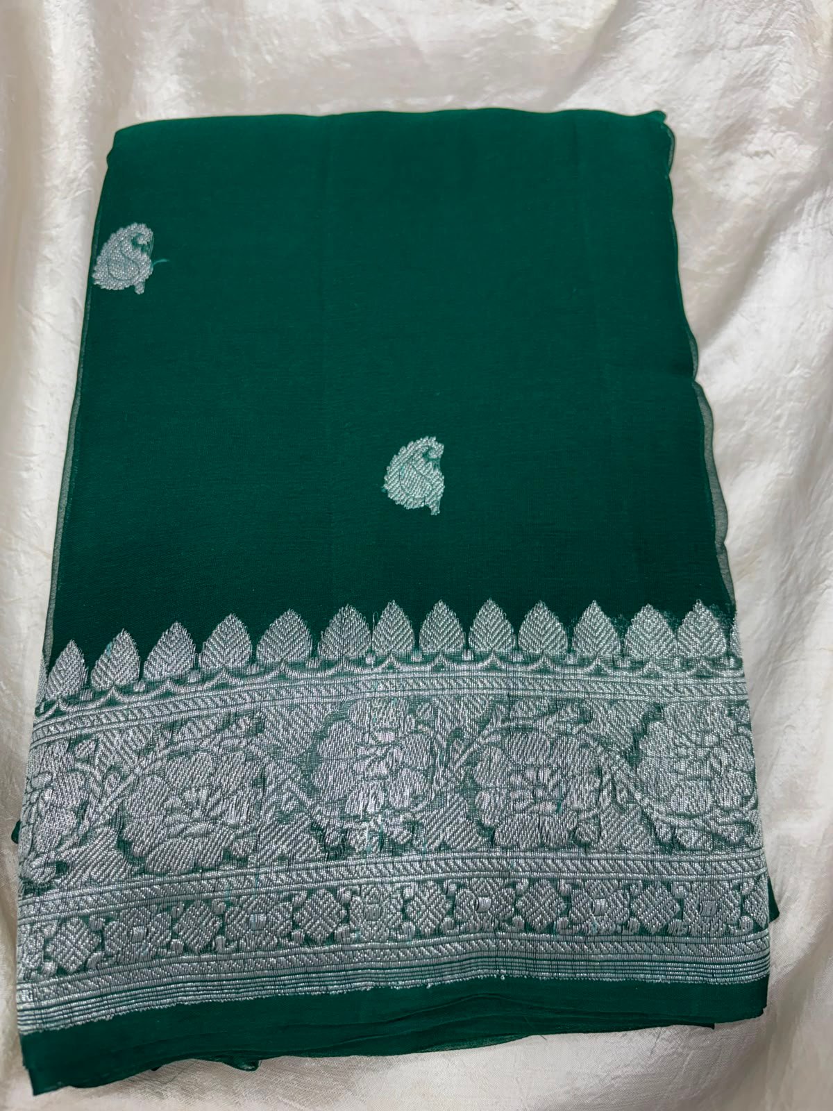 Pure Chiffon Sarees for VaraMahalakshmi festive collections - Image 7