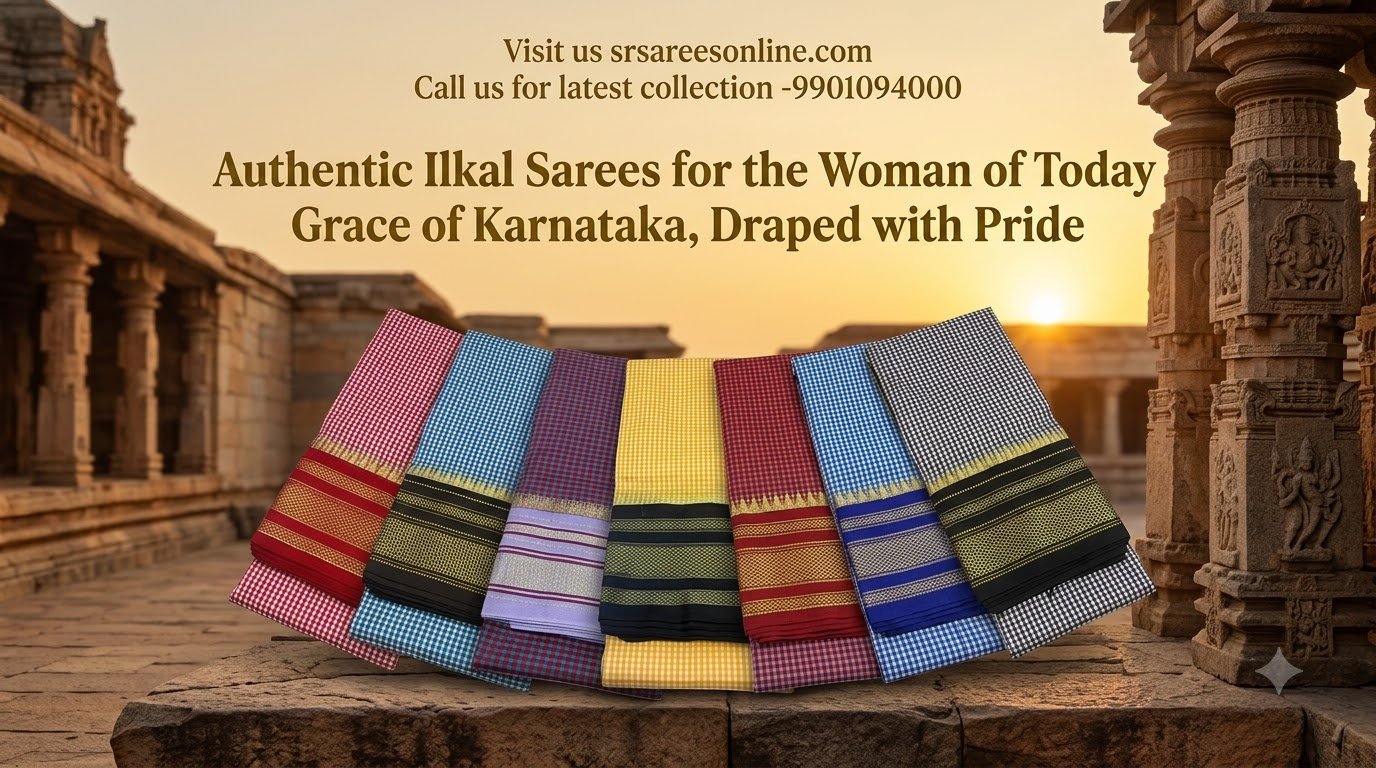 Semi Silk IIkal saree- Pride of North Karnataka