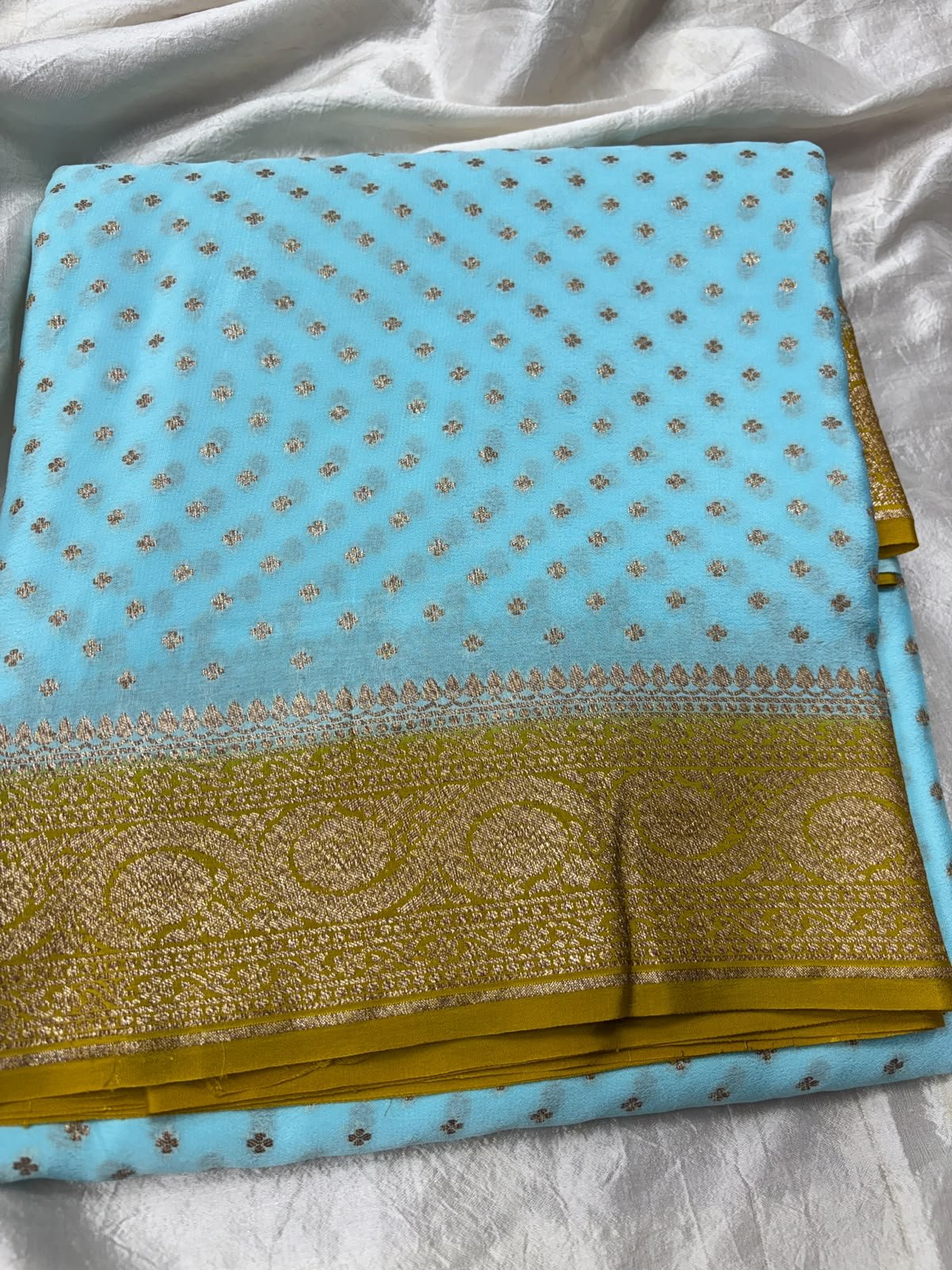 Banarasi Pure Crepe Saree # Navratri